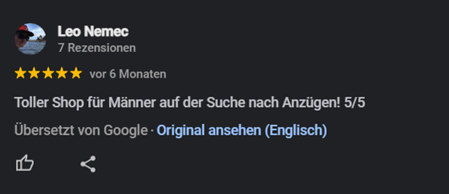 Google Rezension